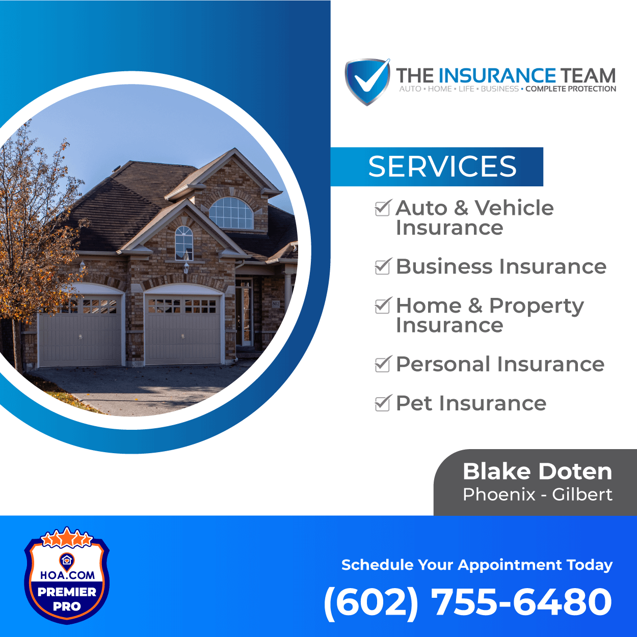 Services of The Insurance Team Gilbert, Phoenix, AZ