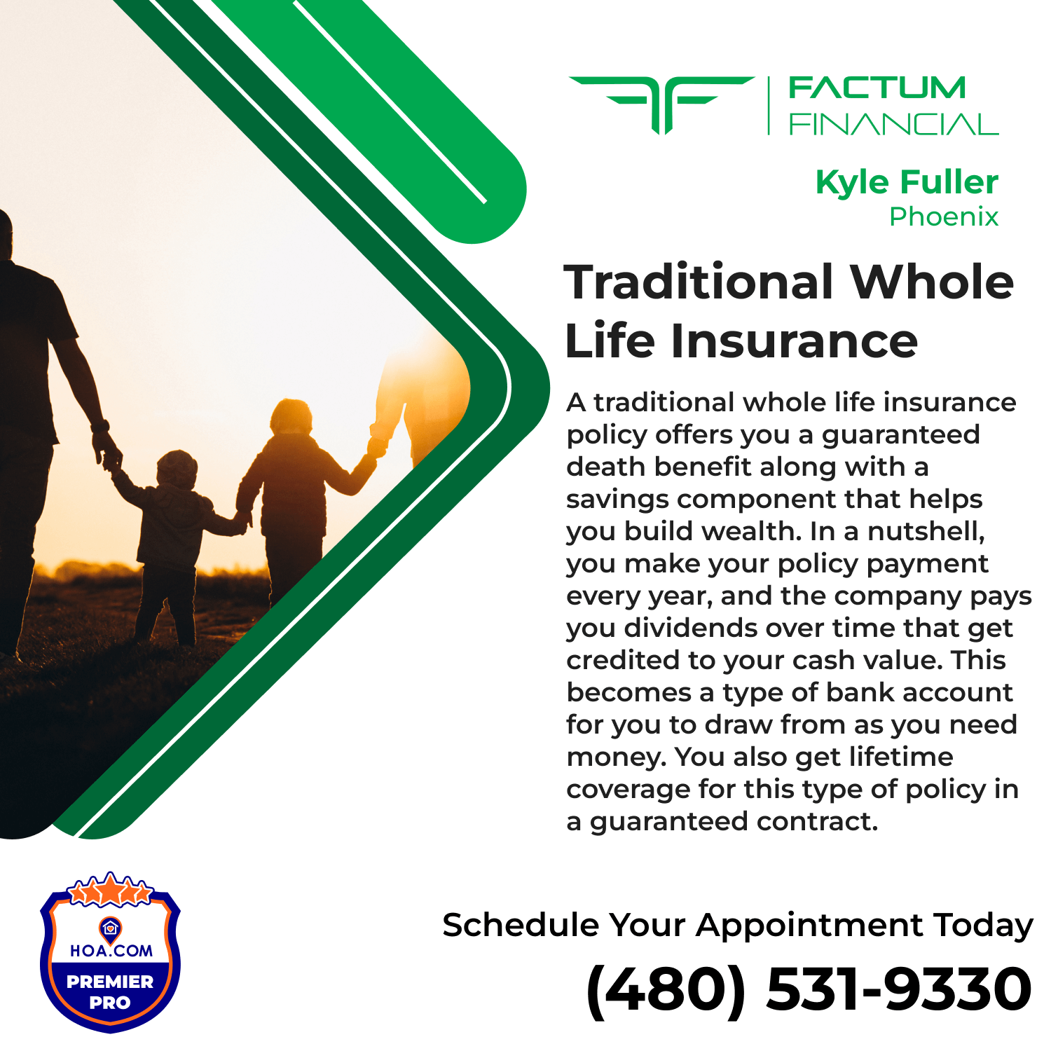 Factum Financial Traditional Whole Life Insurance